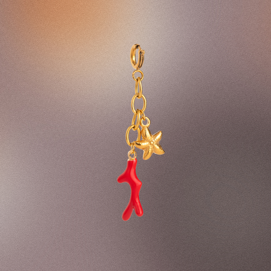 RED CORAL CHARM
