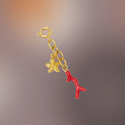 RED CORAL CHARM